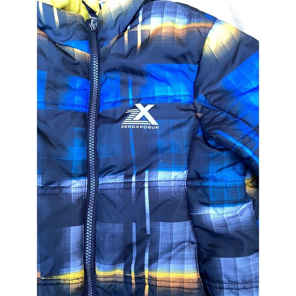 ZeroXposur Lightweight and warm Jacket black blue yellow unisex kids size 7 - Picture 4 of 8